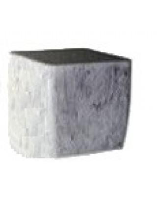 Вазон "Квадро Stone" низький 22*22*21 см. (білий мармур)