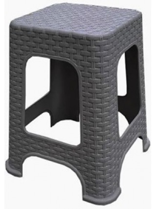 Табурет Elif Plastik Ротанг (антрацит)