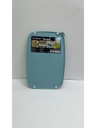 Дошка пластикова обробна 37*25 см, двостороння з силіконовими ніжками та антиковзаючою вставкою*24