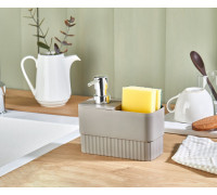 Дозатор для мила Baroness з кишенькою для кухні чи ванної 7,5*16*10см (24)