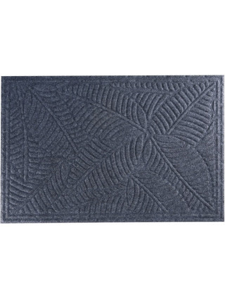 Килим гумовий 40*60*0,2 см з ворсовим покриттям (сірий)