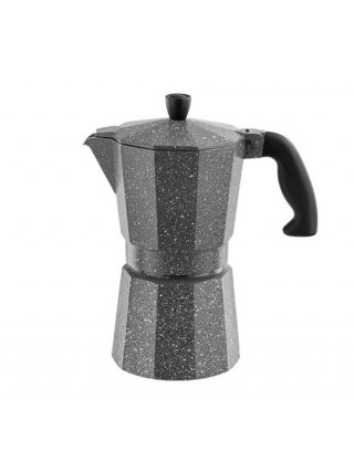 Кавоварка гейзерна Vinzer Moka Granito алюміній (9 порцій)