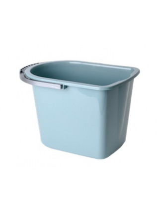 Відро прямокутне 14 л. (сизо блакитний) (в уп. 15 шт)