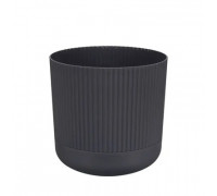 Горщик для квітів Elif  NOSTALGIA 18*18 см, 4 л, антрацит