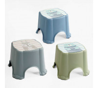 Табурет дитячий  фігурний з малюнком Dunya антиковзний 22*22*21 см