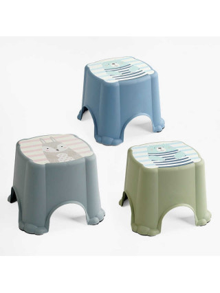 Табурет дитячий  фігурний з малюнком Dunya антиковзний 22*22*21 см