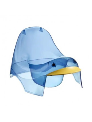 Горщик дитячий прозорий "Качечка" (блакитний)