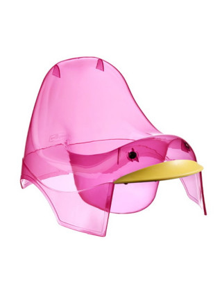 Горщик дитячий прозорий "Качечка" (рожевий)