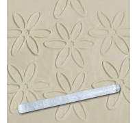 Скалка текстурна акрилова Квіточка шість пелюстків L 21 см ( шт )