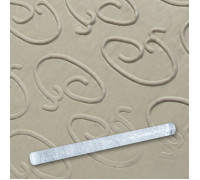 Скалка текстурна акрилова Квіти вісім круглих пелюстків та серцевина L 21 см