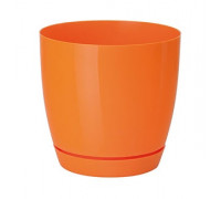 Вазон Form-Plastic Тоскана кругла з підставкою 22 см (оранжевий)