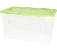 Контейнер універсальний "Smart Box" Practice 40 л. 49*32*39 см. (прозорий/оливковий/оливковий)