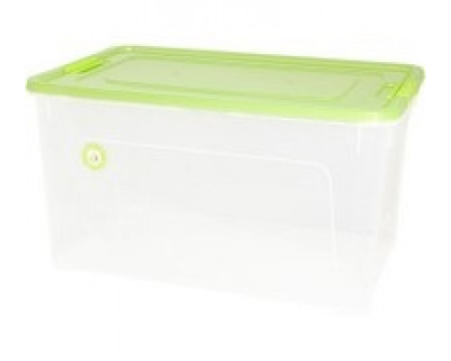 Контейнер універсальний "Smart Box" Practice 40 л. 49*32*39 см. (прозорий/оливковий/оливковий)