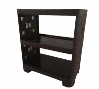 Етажерка універсальна Plastic's Craft Ротанг, 3-секційна, 52*30*58 см, коричневий