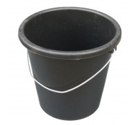 Відро господарське Plastic's Craft 10 п/е з метал. ручкою чорний