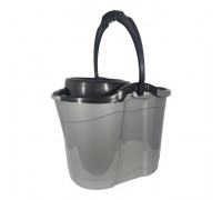 Відро овальне 14 л, з віджимом Plastic's Craft (капучино)