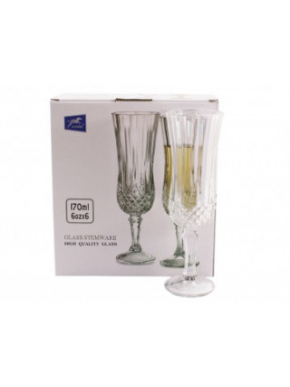 Набір келихів Interos Ristal Laurel 170 мл 6 шт 