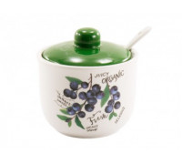 Цукорниця керамічна Interos ЛОХИНА 350 мл., з ложкою 