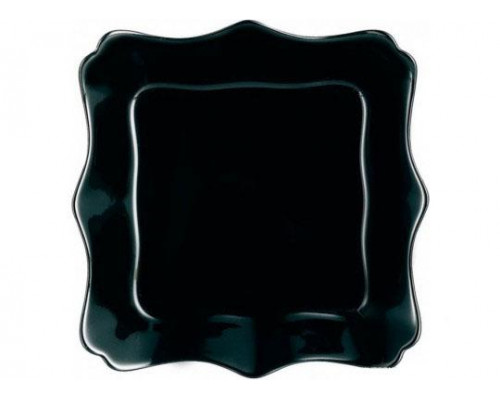 Тарілка Luminarc Authentic Black квадратна глибока 22,5*22,5 см.