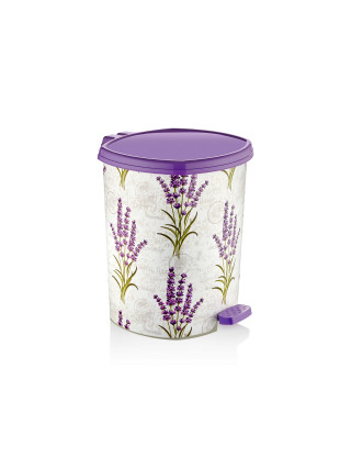 DECOR Відро для сміття 6 л 21*23.5*26 см (118 лаванда) з педаллю