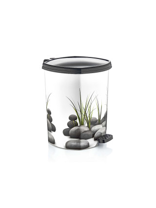 DECOR Відро для сміття 6 л 21*23.5*26 см (каміння) з педаллю