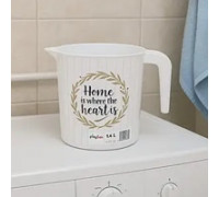 Ківш пластиковий Ozer з мірною шкалою і ручкою 1,4 л (75 дім вінтаж)