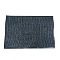 Вологопоглинаючий тафтинговий килимок 80*120 см  з поліпропіленовим покриттям і ПВХ основою сірий