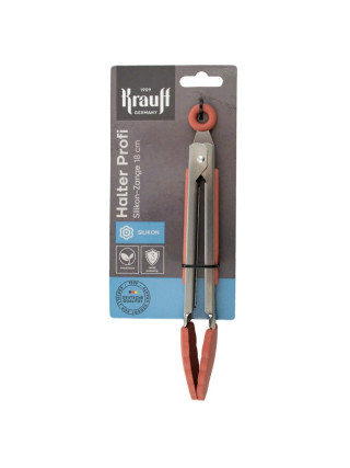 Щипці кухонні Krauff Halter Profi коралові 18 см