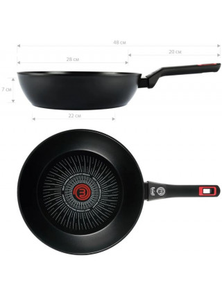 Сковорода універсальна глибока Krauff MasterChef d-28 см h-7см