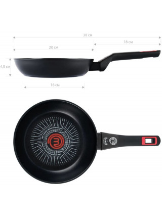 Сковорода універсальна Krauff MasterChef d-20 см h-4,5см