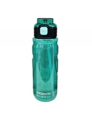 Пляшка для води Ardesto Sport 1000мл, пластик, зелений