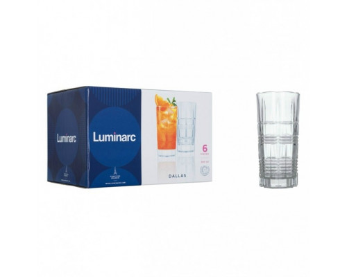 Набір склянок Luminarc Даллас 380 мл., для коктейлю, 6 шт.
