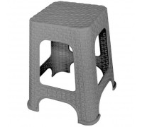 Табурет Elif Plastik Ротанг (сірий)