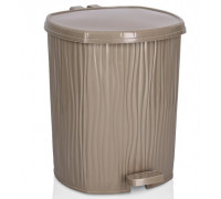Відро для сміття з педаллю 6л, WAVY "хвиля", 22*21*25 см (ЛАТЕ)