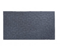 Килим гумовий 45*75*0,2 см з ворсовим покриттям (сірий)