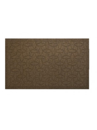 Килим гумовий 45*75*0,2 см з ворсовим покриттям (коричневий)
