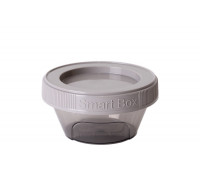 Контейнер круглий "Smart Box" 0,06 л. (коричневий- прозорий) 