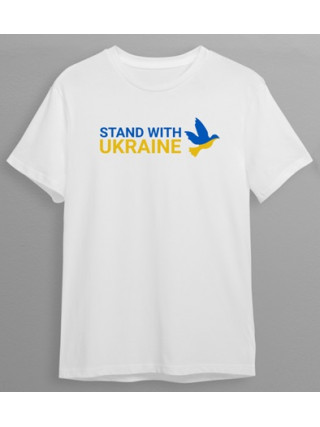 Футболка Бути з Укрїною біла lady бавовна (10шт/уп)