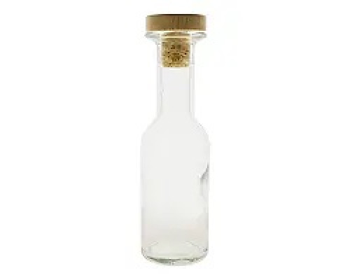 Пляшка для олії, оцту Olympus 1000 мл. з дерев'яною кришкою