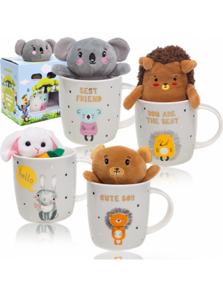 Кружка дитяча 400 мл. S&T "М'яка іграшка"