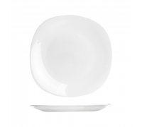 Тарілка S&T White квадратна обідня 21,5*21,5 см., склокераміка