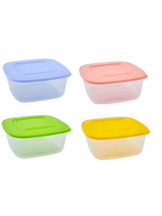 Контейнер для харчових продуктів (квадратний) 3 л. (колір мікс)