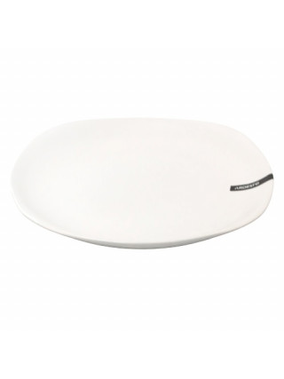 Тарілка десертна квадратна Ardesto Molize White 20*20 см., кераміка