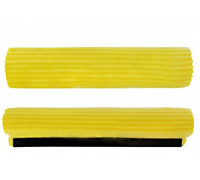 Запаска до швабри з віджимом AMA, жовта 34 см.