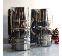 Набір графітово-сріблястих склянок Luminarc Даллас 380 мл., високих 4 шт.