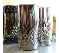 Набір графітово-сріблястих склянок Luminarc Зальцбург 380 мл., високих 4 шт.