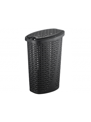 Корзина для білизни 45л SLIM 42,5*32*62 см, (антрацит)*6