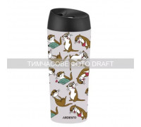 Термокухоль Ardesto Coffee Time Otter 450мл, нержавіюча сталь, бежевий