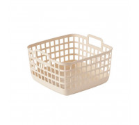 Кошик для зберігання Ardesto 20.6x20x12.4см, 3л, пластик PP, бежевий