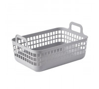 Кошик для зберігання Ardesto 33x22x16.3см, 7л, пластик PP, cірий